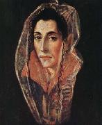 GRECO, El Female Portrait oil on canvas